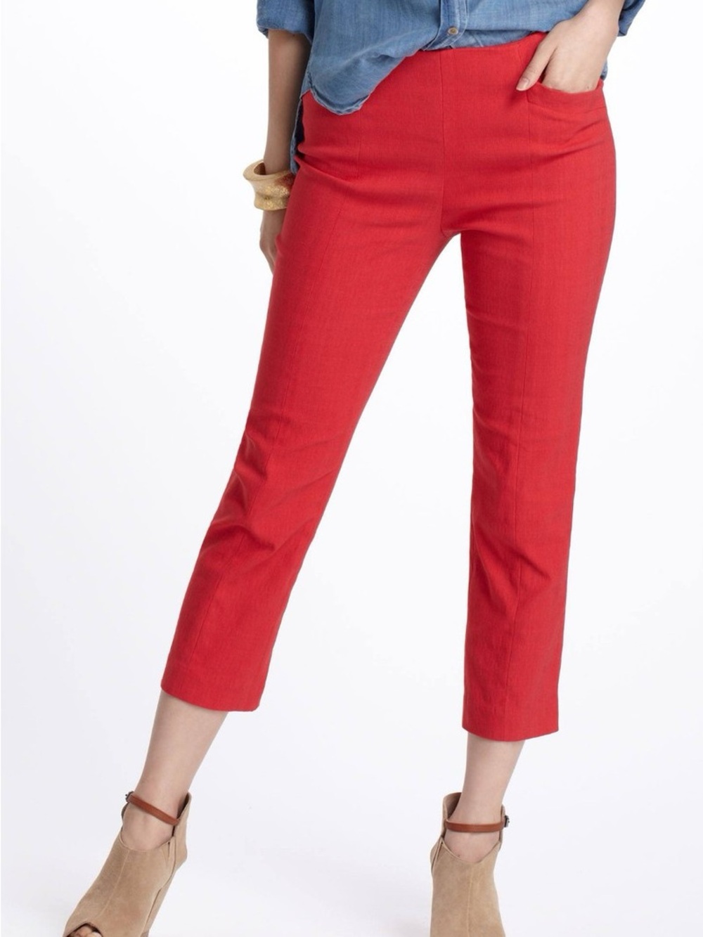 🌼ANTHROPOLOGY🌼CORYLYNN CALTER CROPPED PANT. EXCELLENT CONDITION! - Picture 5 of 11